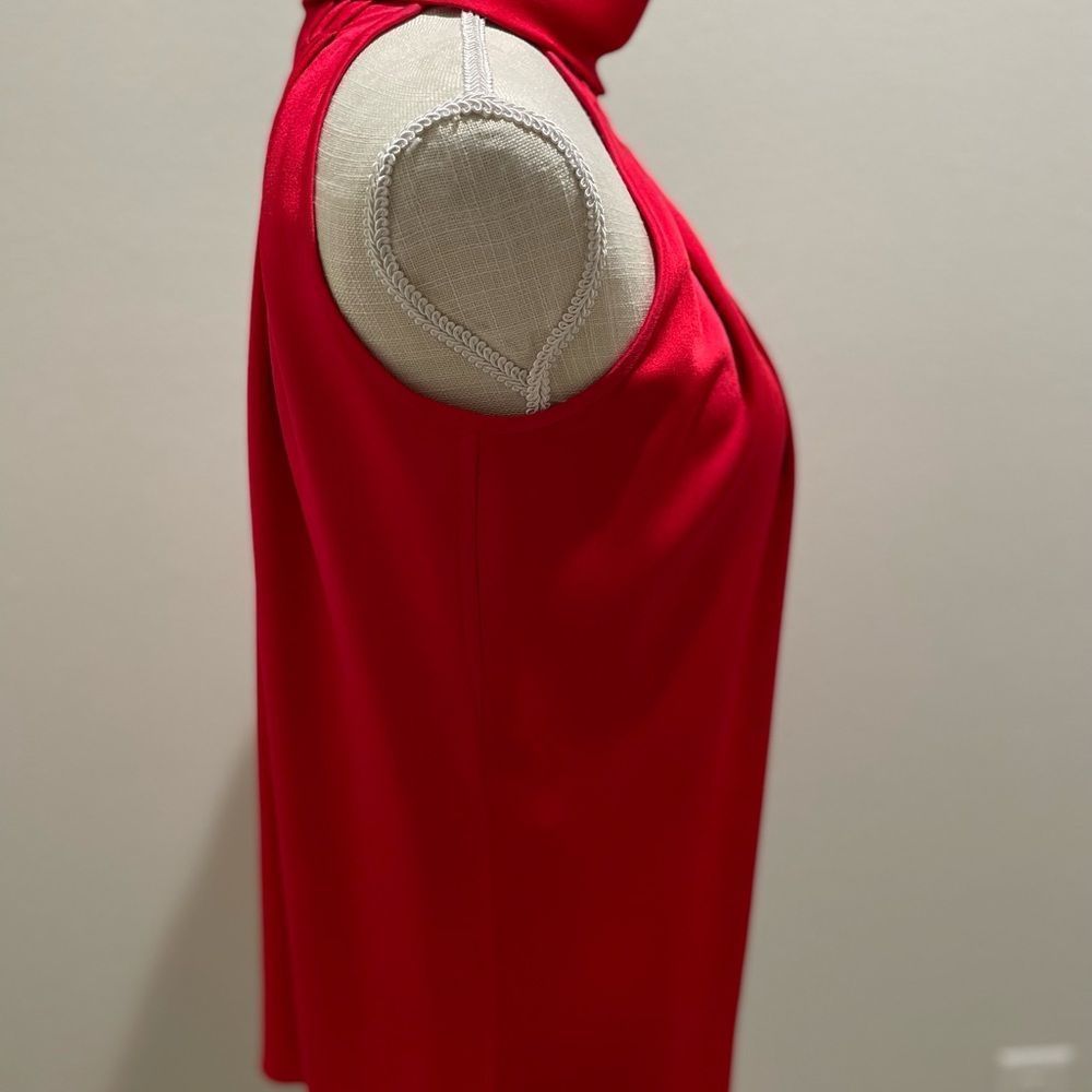 Michael Kors made in Italy sleeveless red top.  Stunningly beautiful - Picture 7 of 13